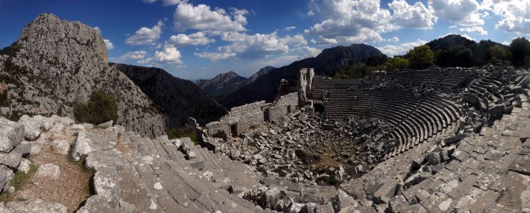 Termessos - nádherné antické divadlo
